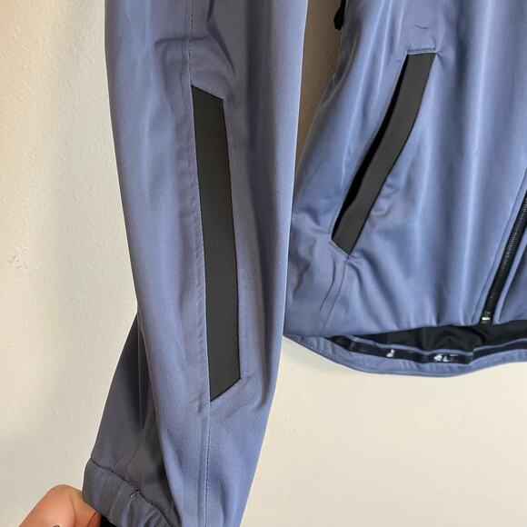 Aether Women's Jacket Shell Union Full Zip Blue Small Cycling Water Resistant - Picture 4 of 11